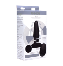 XR Brands Slim R - Glad Rimming Plug met Afstandsbediening