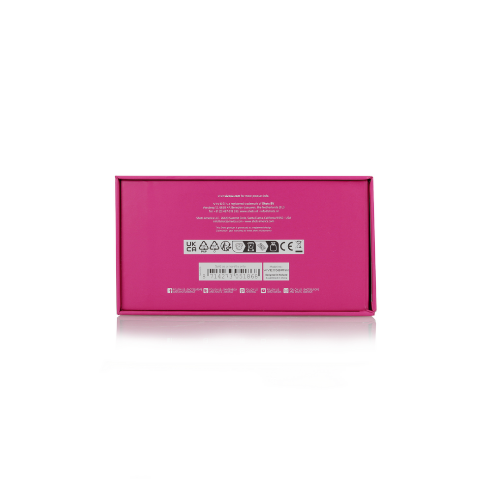 VIVE by Shots Riko - Triple Motor Thumper met Geavanceerde Vingerbeweging  Puls Golf Stimulator - Roze