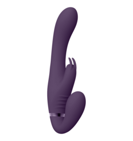 VIVE by Shots Suki - Vibrerende Strapless Strap-on Rabbit - Paars