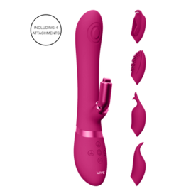VIVE by Shots Etsu - Pulse Wave G-Spot Rabbit  Clitoral Stimulator - Roze