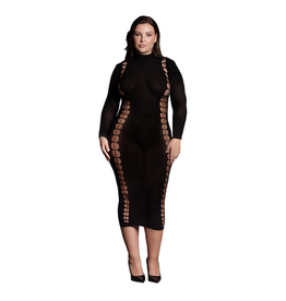 Le Désir by Shots Carme XI - Jurk met Col - Plus Size