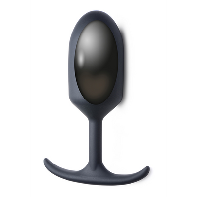 XR Brands Premium Silicone Weighted Anal Plug - Extra Groot