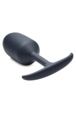 XR Brands Premium Silicone Weighted Anal Plug - Extra Groot
