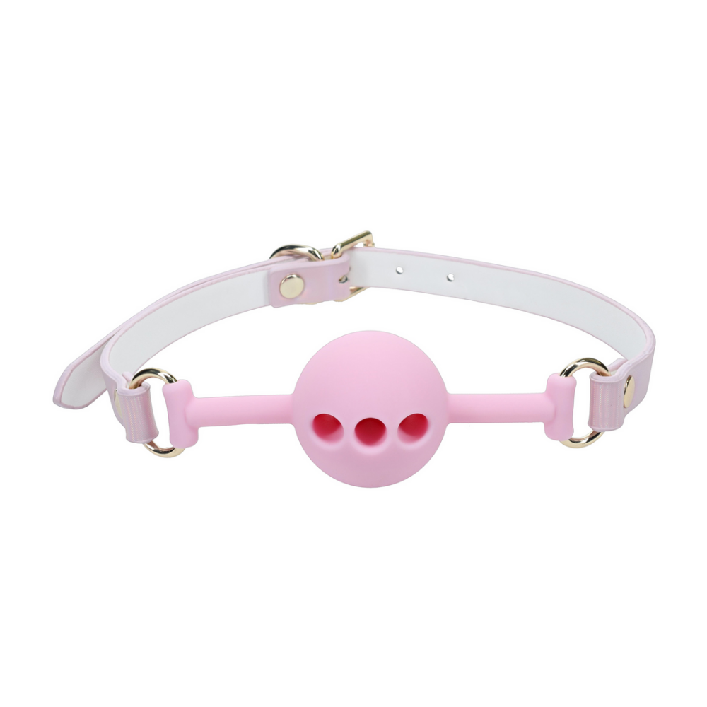 Ouch! by Shots Paris Collectie - Siliconen Ball Gag - Roze