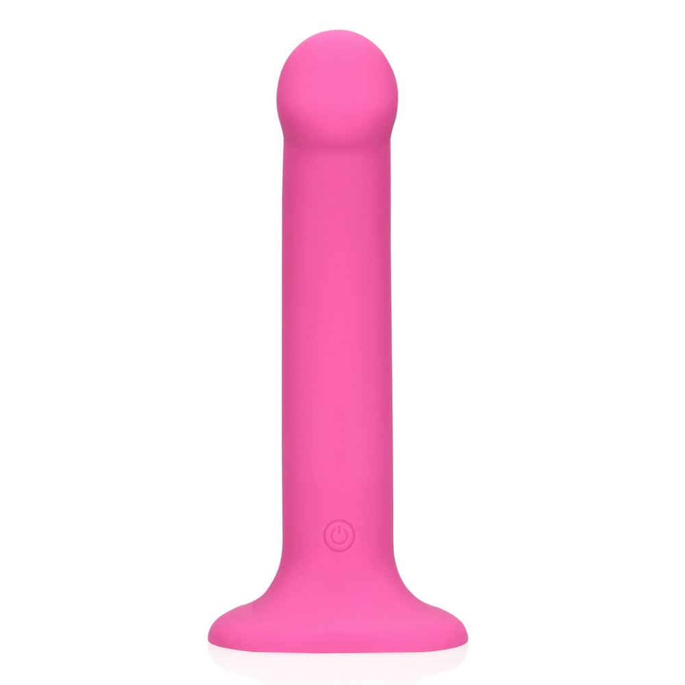 Loveline by Shots Non-Phallic Vibrerende Dildo - Medium - Krachtig Roze