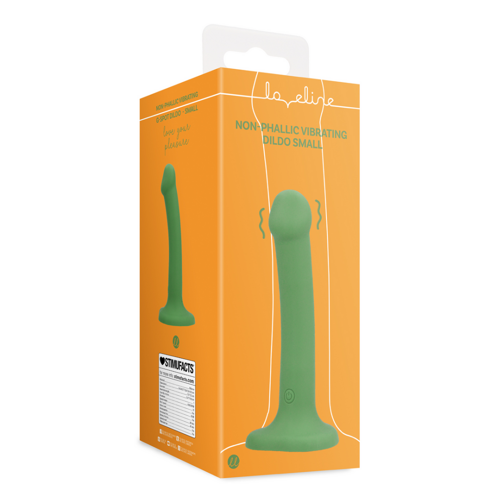 Loveline by Shots Niet-Falisch Vibrerende Dildo - Klein - Bosgroen