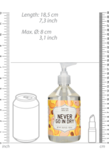 S-Line by Shots Never Go In Dry - Waterbased Anal Lubricant - 17 fl oz / 500 ml