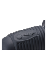 XR Brands Power Pounder - Vibrerende en Duwende Silicone Dildo