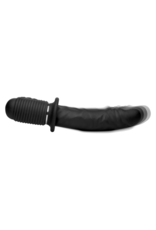 XR Brands Power Pounder - Vibrerende en Duwende Silicone Dildo