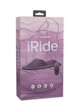 Doc Johnson iRide Pleasure Seat - Throb - Oplaadbaar met Draadloze Afstandsbediening - Dusty Purple