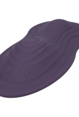 Doc Johnson iRide Pleasure Seat - Throb - Oplaadbaar met Draadloze Afstandsbediening - Dusty Purple