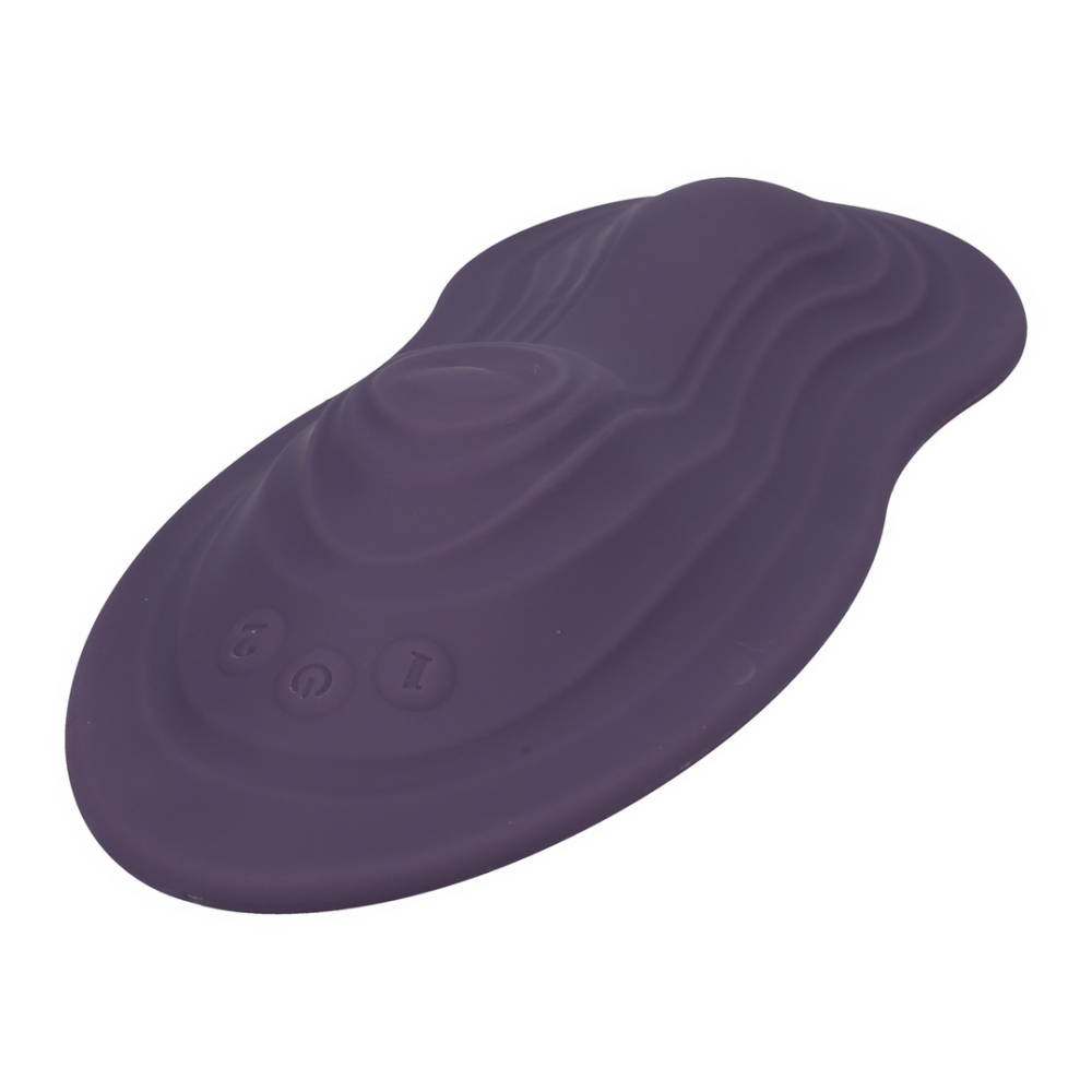 Doc Johnson iRide Pleasure Seat - Throb - Oplaadbaar met Draadloze Afstandsbediening - Dusty Purple