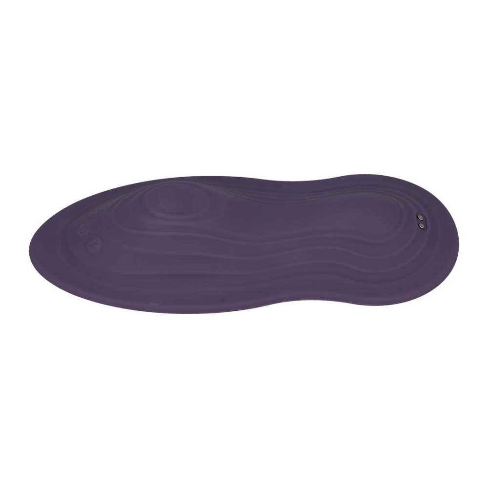 Doc Johnson iRide Pleasure Seat - Throb - Oplaadbaar met Draadloze Afstandsbediening - Dusty Purple