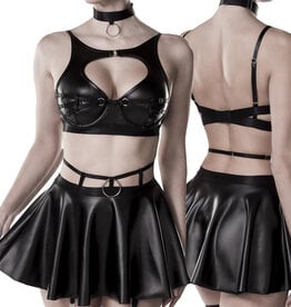 * GREY VELVET 4-delige wetlook set, GV20233