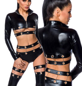 * SARESIA 3-delige wetlook set, SA18255