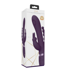 VIVE by Shots Rini - Pulse Wave  Vibrating Double Penetration Rabbit - Paars