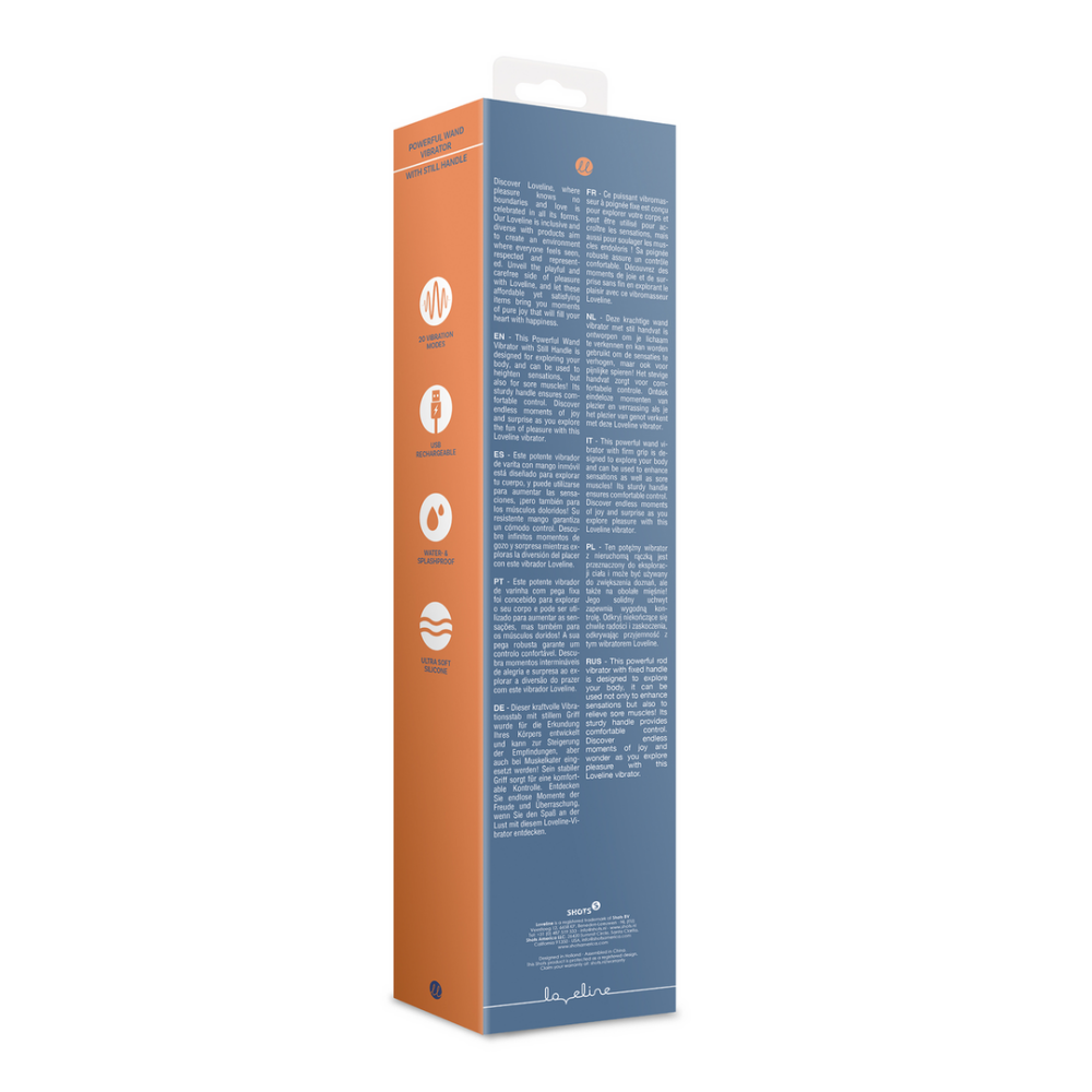 Loveline by Shots Krachtige wand vibrator met stevig handvat