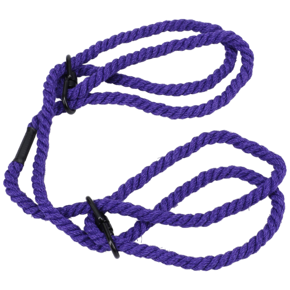 Doc Johnson Beperk - 6mm Hennep Pols- of Enkelboeien - Paars
