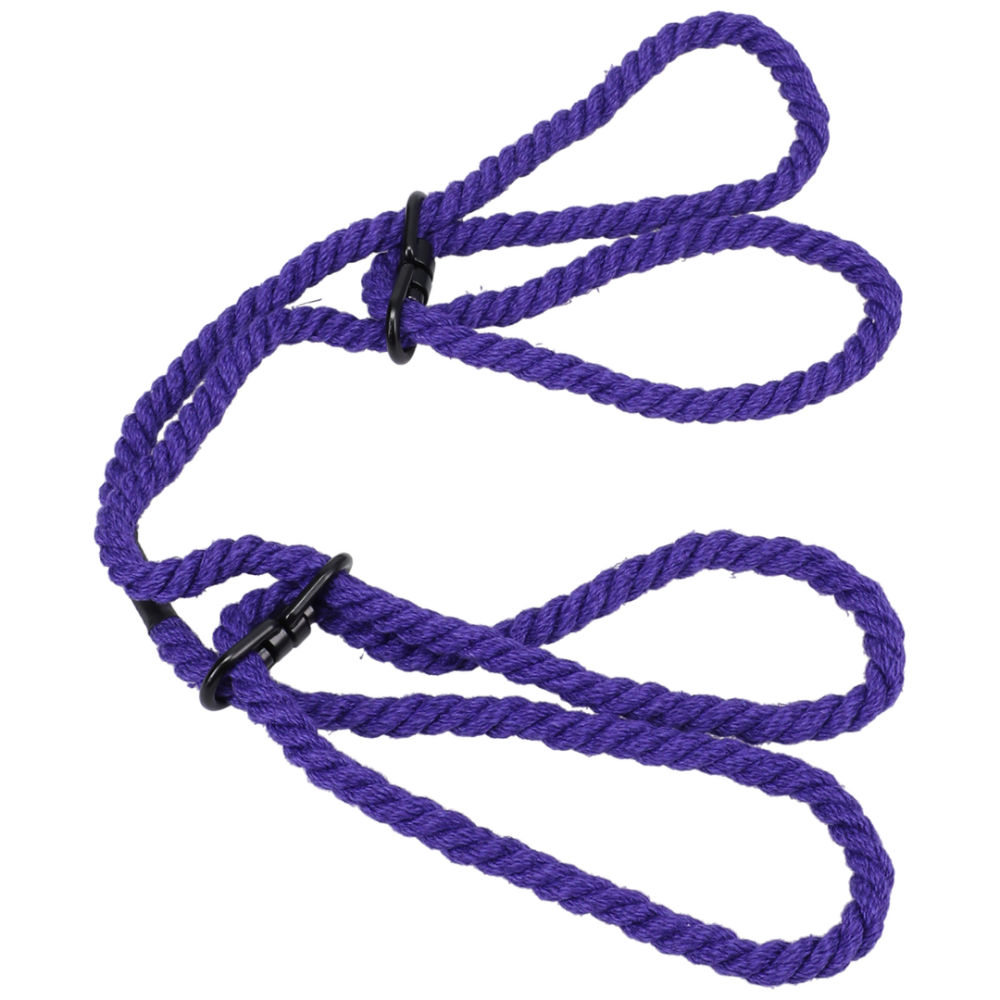 Doc Johnson Beperk - 6mm Hennep Pols- of Enkelboeien - Paars