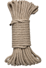 Doc Johnson Bind en Tie - 6mm Jute Bondage Touw - 50 ft - Natuurlijk