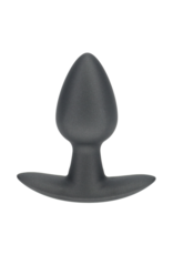Ouch! by Shots Zachte Siliconen Anale Plug - Klein - 2,6 / 6,5 cm - Gunmetal