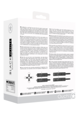 Ouch! by Shots Gelijmd Leren Hogtie met Hand- en Enkelboeien