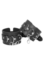 Ouch! by Shots Gelijmd Leren Hogtie met Hand- en Enkelboeien