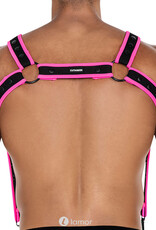 * CUT4MEN Zwart/Roze borstharnas05  van het merk Cut4Men