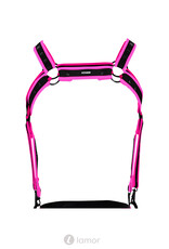 * CUT4MEN Zwart/Roze borstharnas05  van het merk Cut4Men