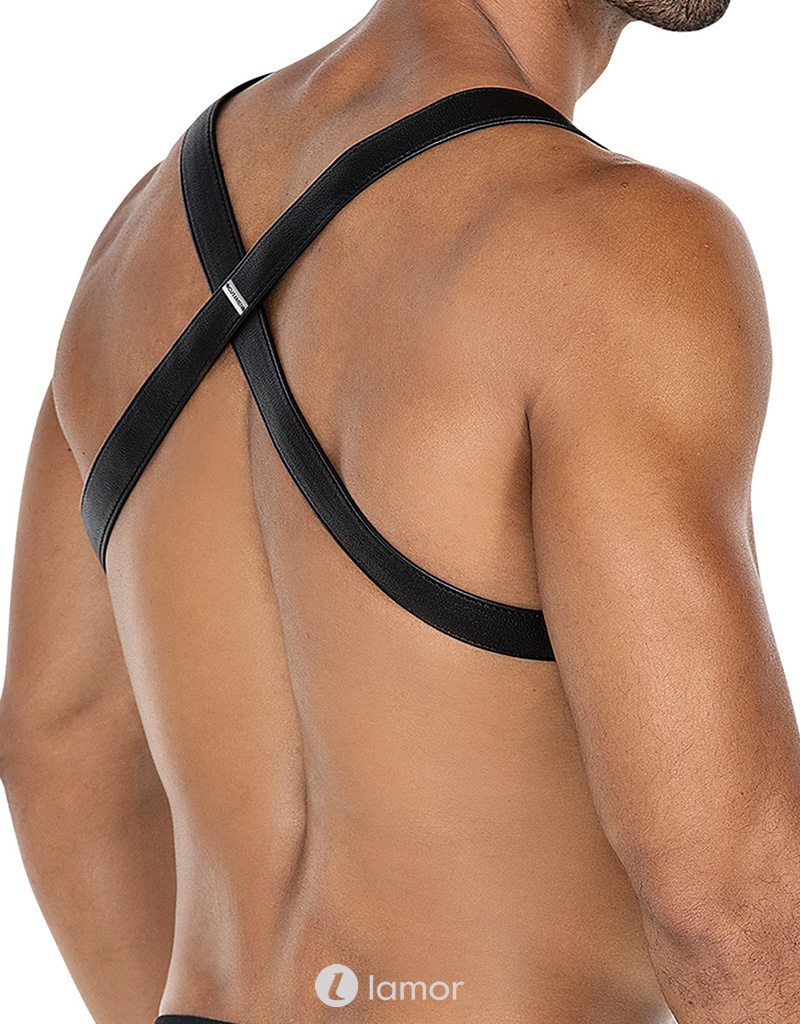 * CUT4MEN 4-way Zwart/blauwe harnas06  van het merk Cut4Men