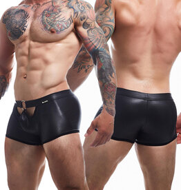 * CUT4MEN Zwarte Wetlook Short, BL4CK03