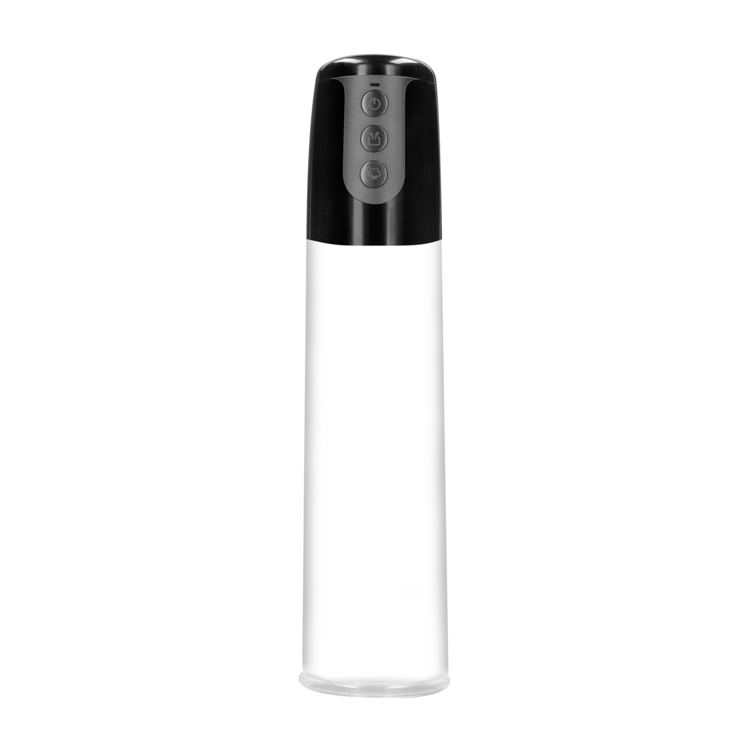 Pumped by Shots Automatische Cyber Pomp met Masturbatie Sleeve