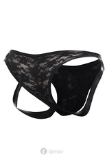* CUT4MEN Zwarte kanten Jockstrap van het merk Cut4Men