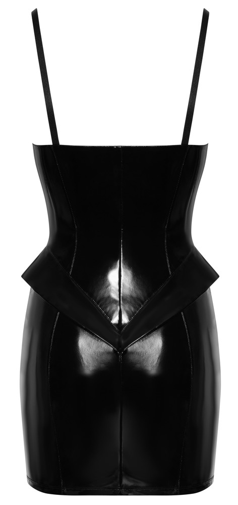 * BLACK LEVEL Strakke lak mini Jurk van Black level