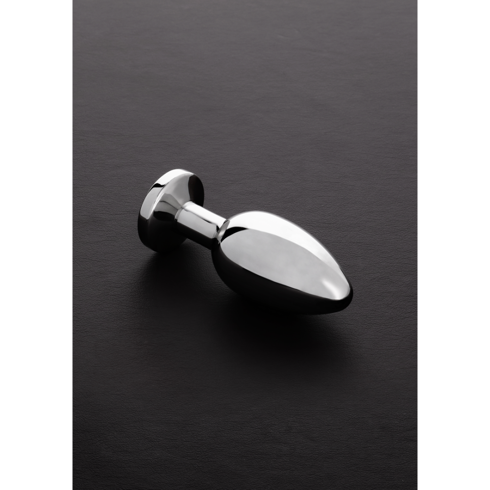 Steel by Shots Butt Plug met Edelstenen - Medium
