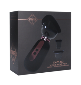 Pumped by Shots Dazzling - Oplaadbare Vulva en Borst Pomp - Zwart