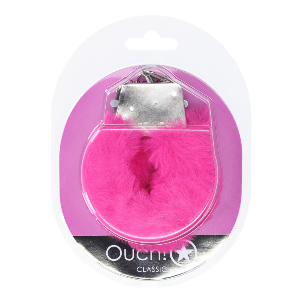Ouch! by Shots Classic Fluffy Handboeien - Roze