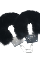 Ouch! by Shots Classic Fluffy Handboeien - Zwart