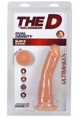 Doc Johnson Slim D - Realistic ULTRASKYN Dildo met Ballen - 6 / 15 cm