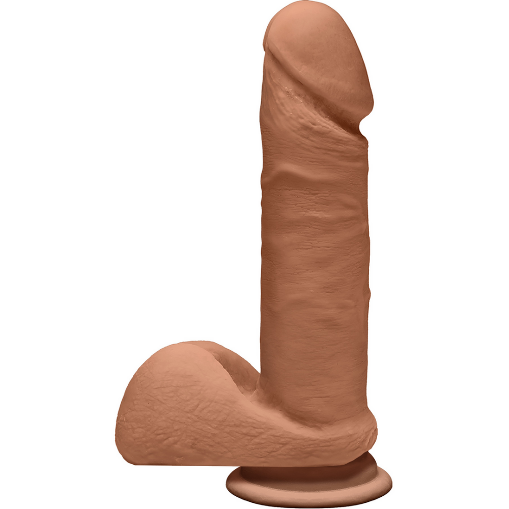 Doc Johnson Perfect D - Realistic ULTRASKYN Dildo met Ballen - 7 / 18 cm