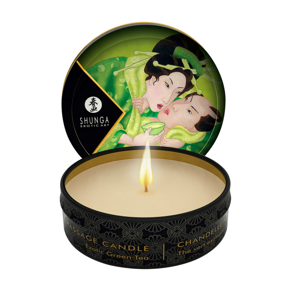 Shunga Mini Massagekaars - Exotische Groene Thee - 1 oz / 30 ml
