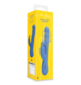Loveline by Shots Wiggle Rabbit Vibrator - Jetset Blauw