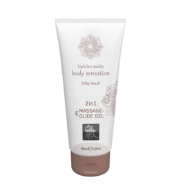 HOT Silky Touch - 2 in 1 Massage en Glide Gel - 7 fl oz / 200 ml