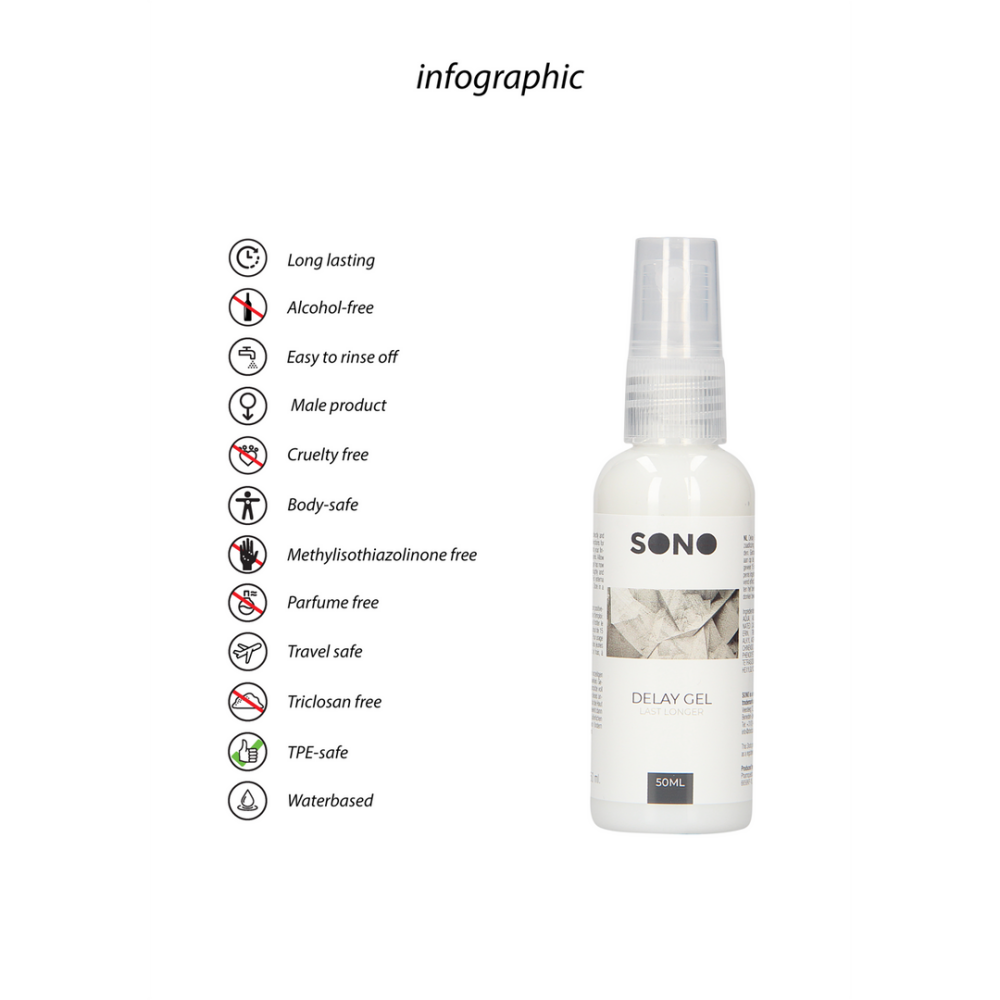 Sono by Shots Orgasm Delay Gel - 1,7 fl oz / 50 ml
