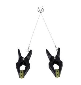 Doc Johnson Hardwire Hangers - Zwart/Groen