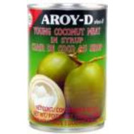 Aroy-D Jonge kokosvruchten op siroop 440g