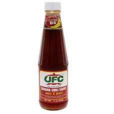 UFC Hete bananenketchup 320g UFC Hete bananenketchup 320g