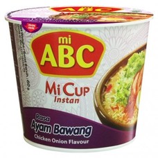 ABC Instant cup noedel kip/uiensmaak 60g