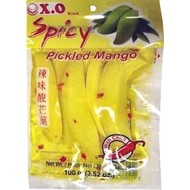 XO Gepekelde mango pikant 100g