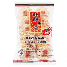 Want Want Shelly Senbei Pikante rijstcrackers 150g